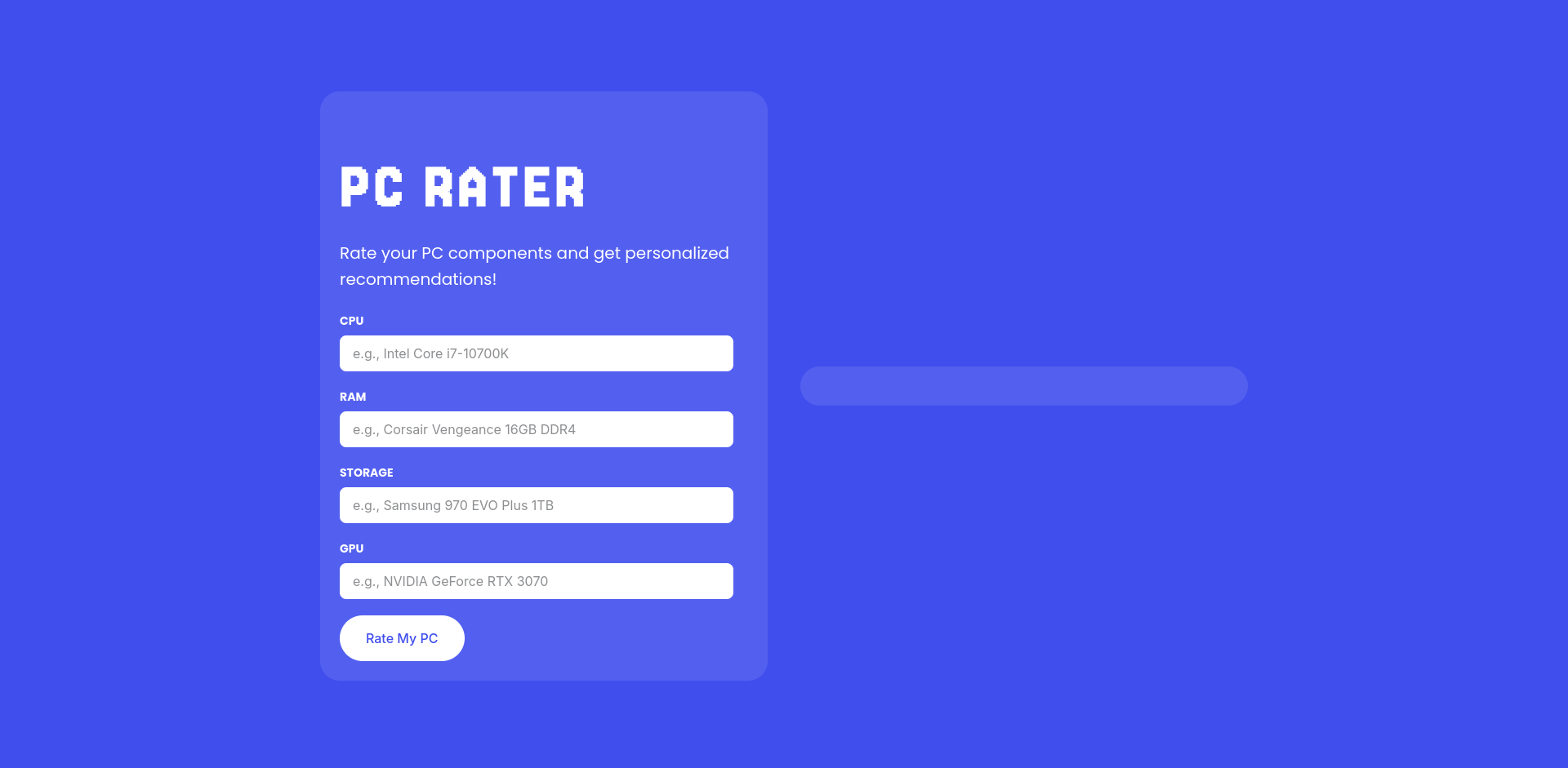 PC Rater Screenshot 1