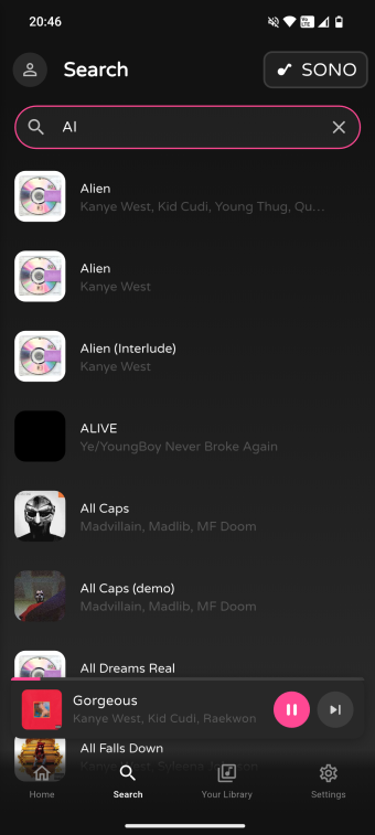SONO Screenshot 2